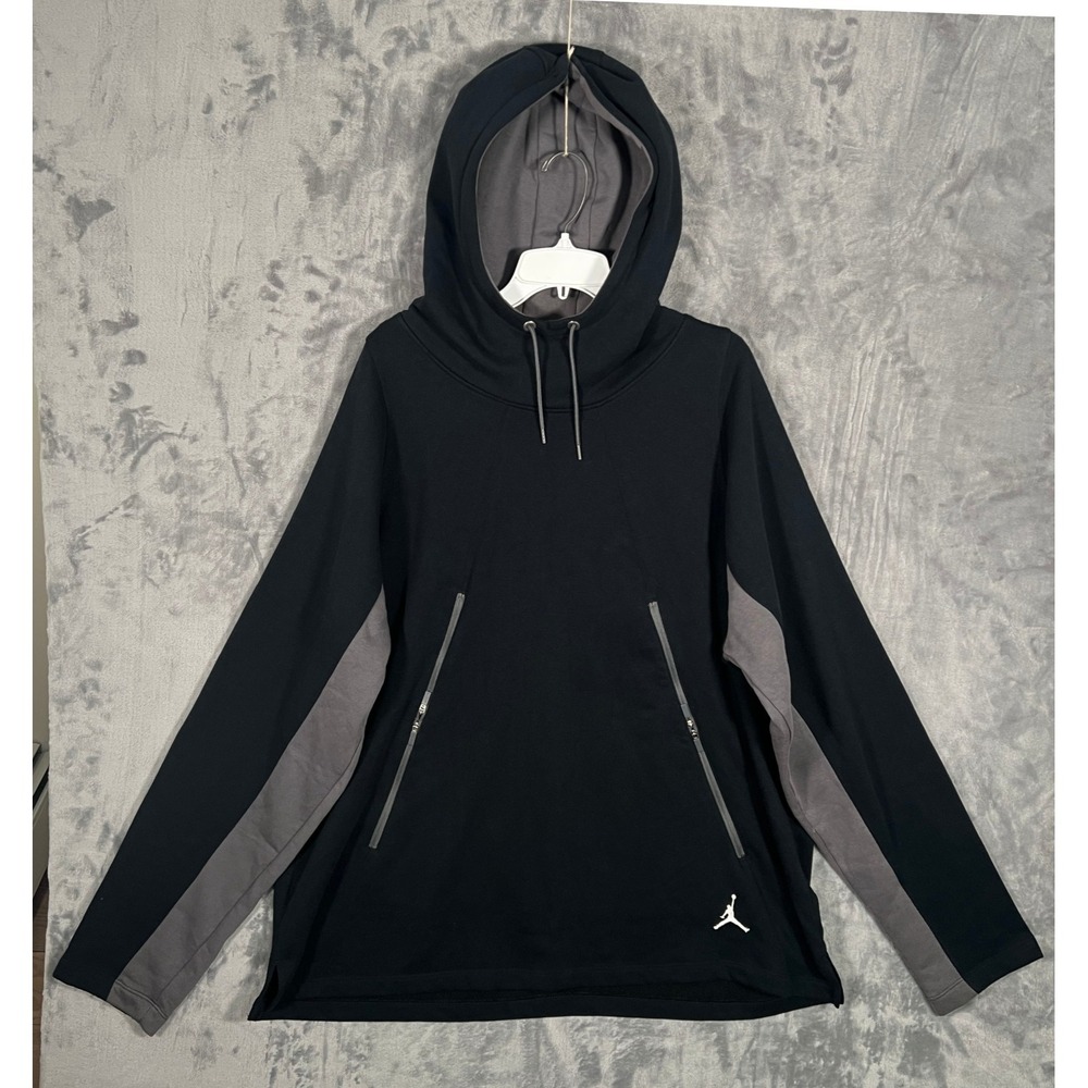 Nike Air Jordan Hoodie Jumpman Mens 3XL Sweatshirt Pullover Black‎ Zipper